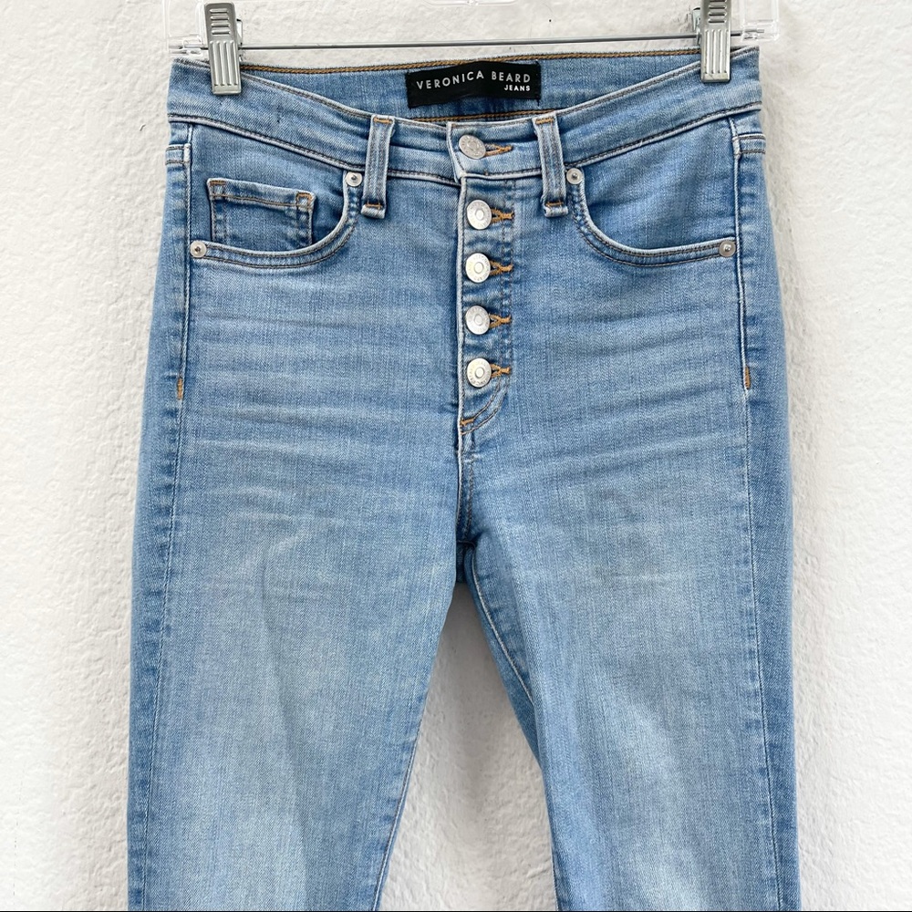 Veronica Beard Debbie High Rise Skinny Jean Sz 24 - Picture 4 of 6